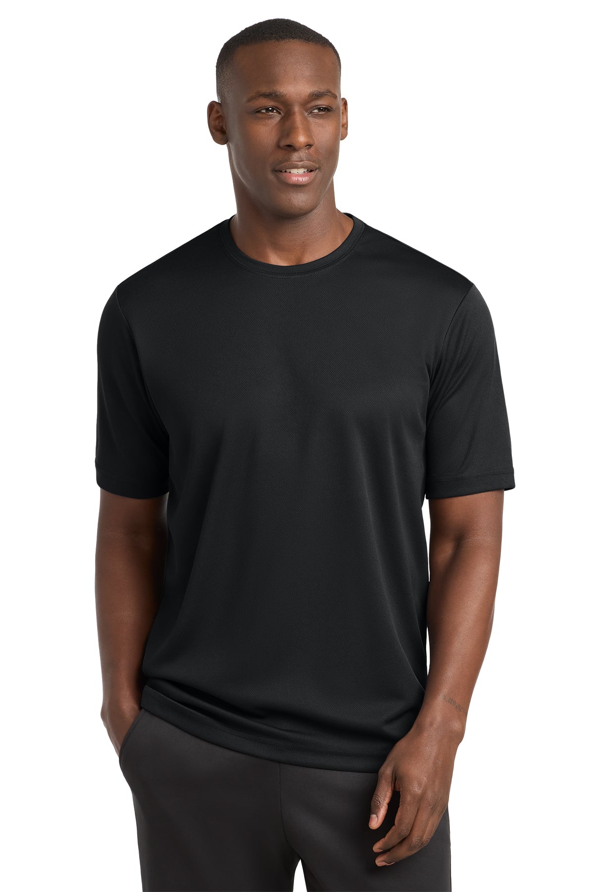 Sport-Tek® ST340 PosiCharge® RacerMesh® Tee - Black