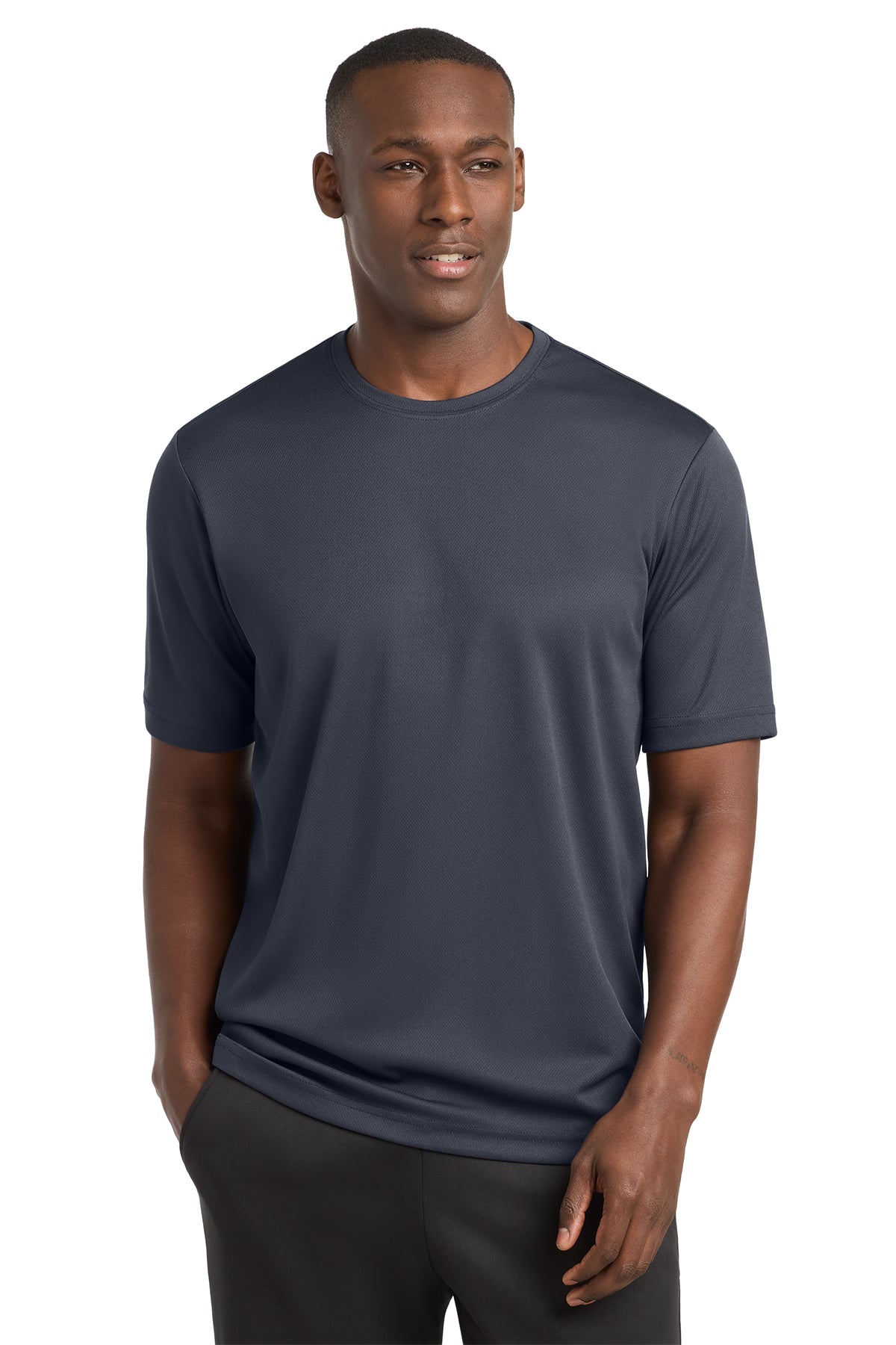 Sport-Tek ST340 PosiCharge RacerMesh Tee in Graphite