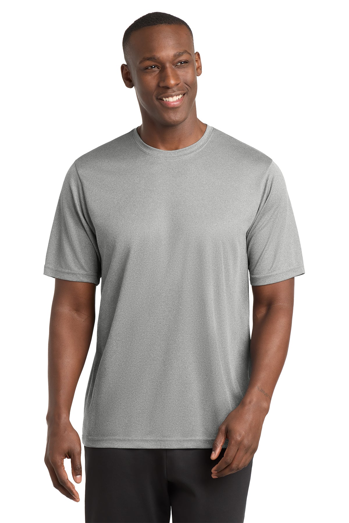 Sport-Tek® ST340 PosiCharge® RacerMesh® Tee - Grey Heather