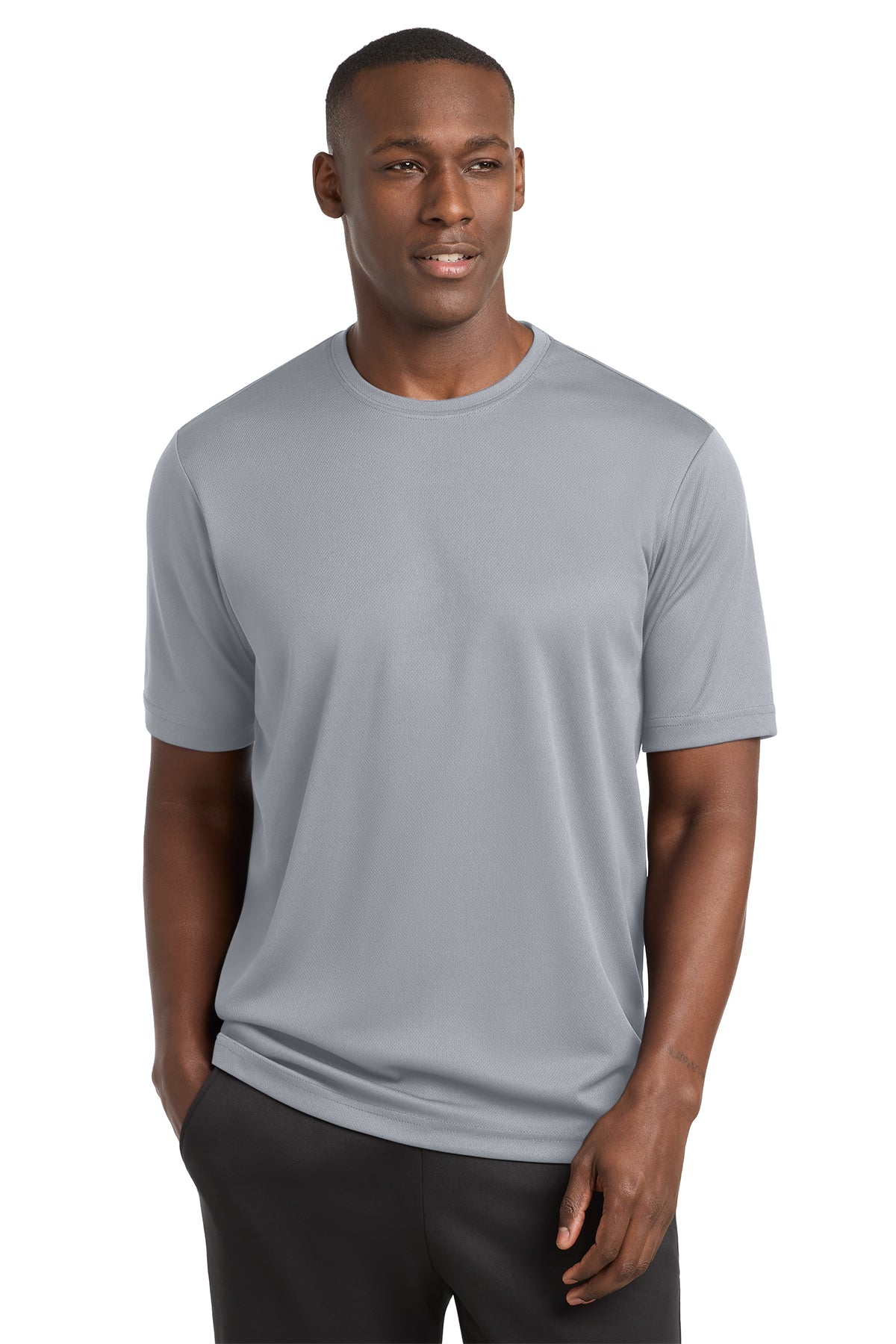 Sport-Tek® ST340 PosiCharge® RacerMesh® Tee - Silver