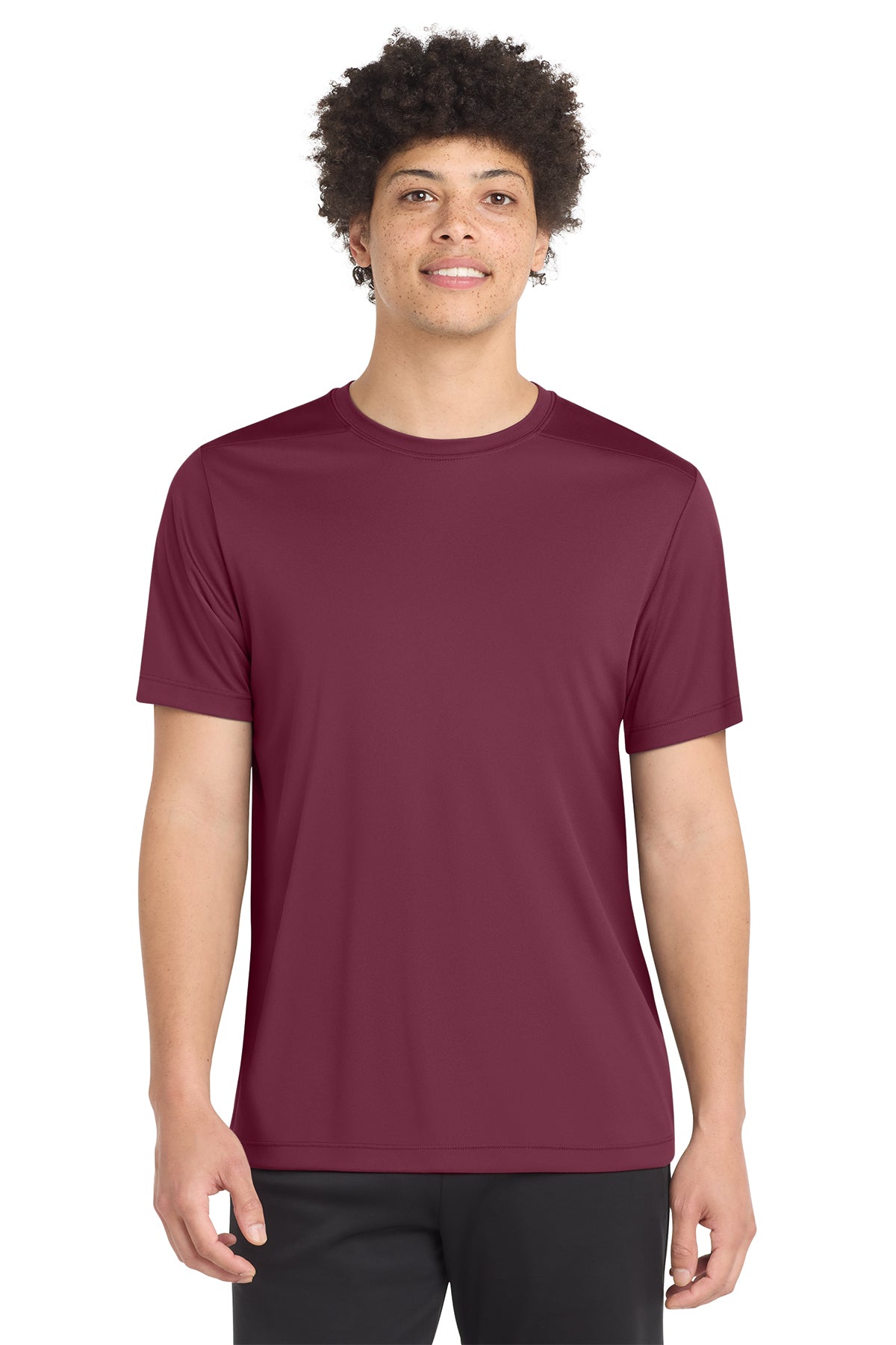 Sport-Tek ST420 Posi-UV Pro Tee in Cardinal