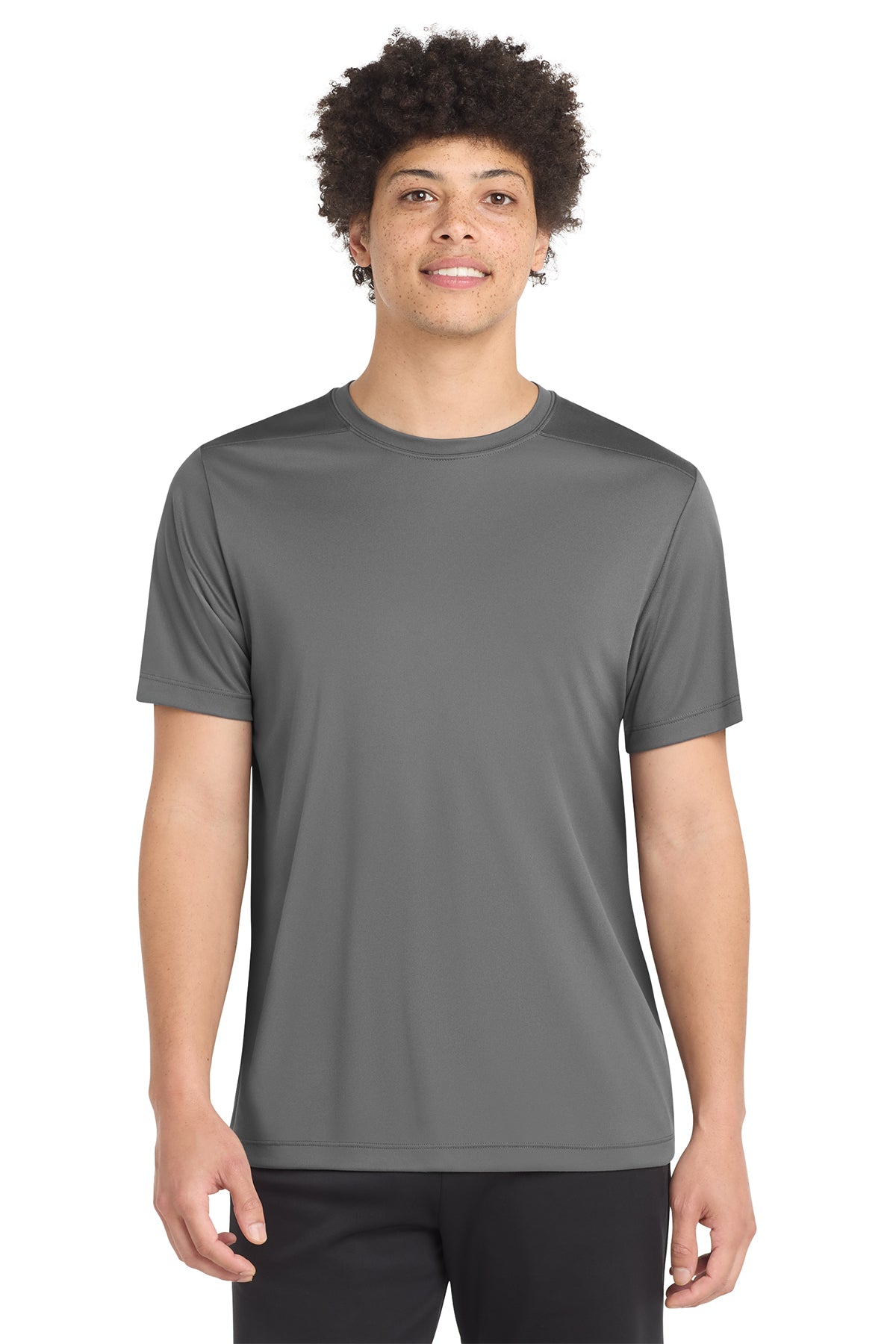 Sport-Tek® ST420 Posi-UV® Pro Tee - Dark Smoke Grey