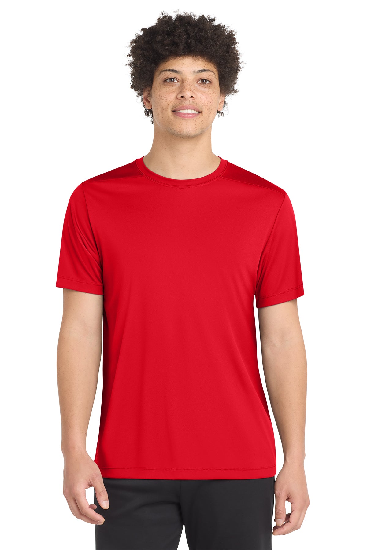 Sport-Tek ST420 Posi-UV Pro Tee in True Red