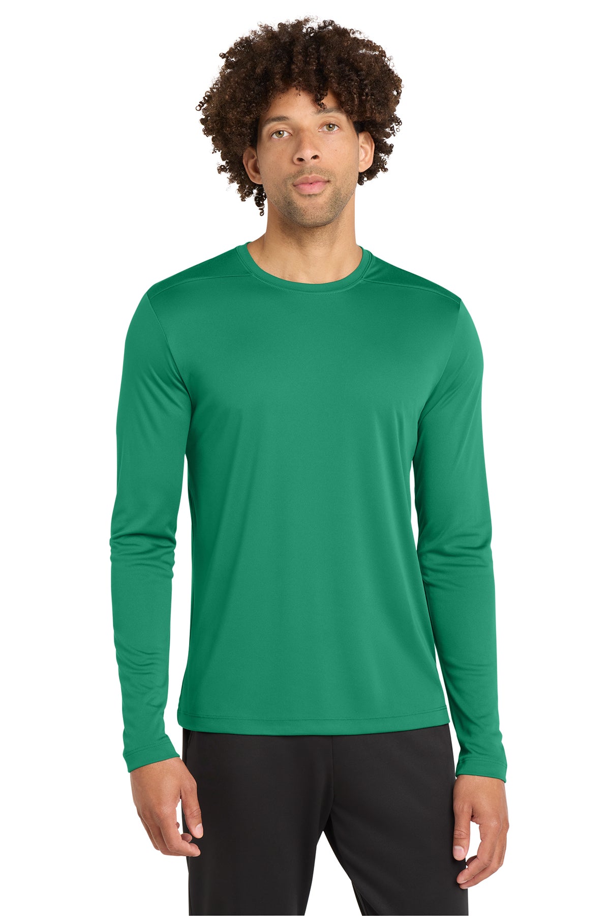 Sport-Tek® ST420LS Posi-UV® Pro Long Sleeve Tee - Kelly Green