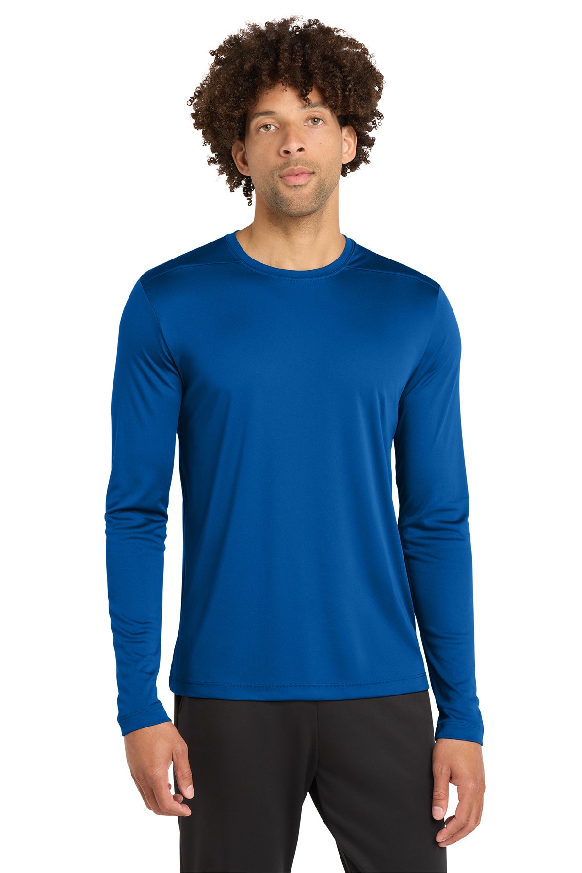 Sport-Tek ST420LS Posi-UV Pro Long Sleeve Tee in True Royal