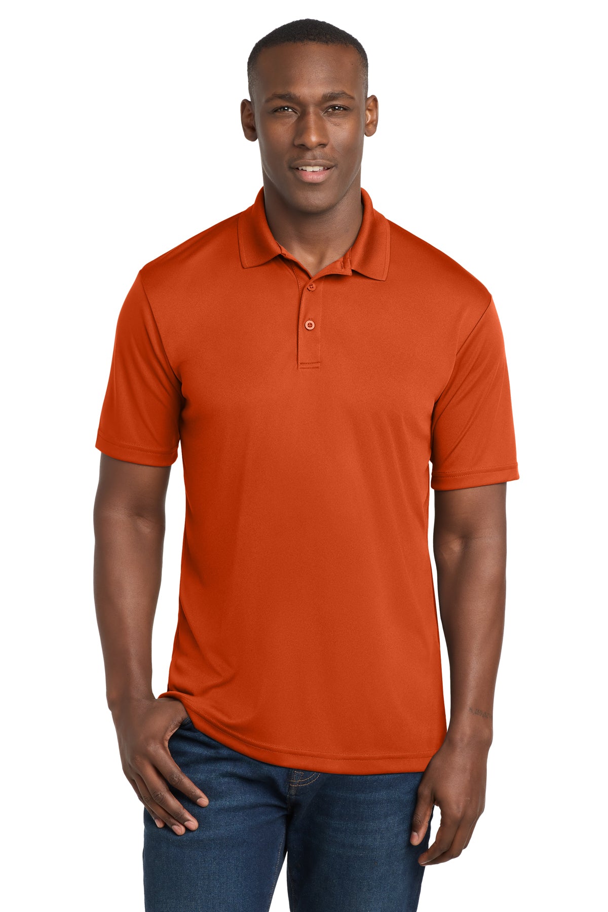 Sport-Tek® ST550 PosiCharge® Competitor™ Polo - Deep Orange