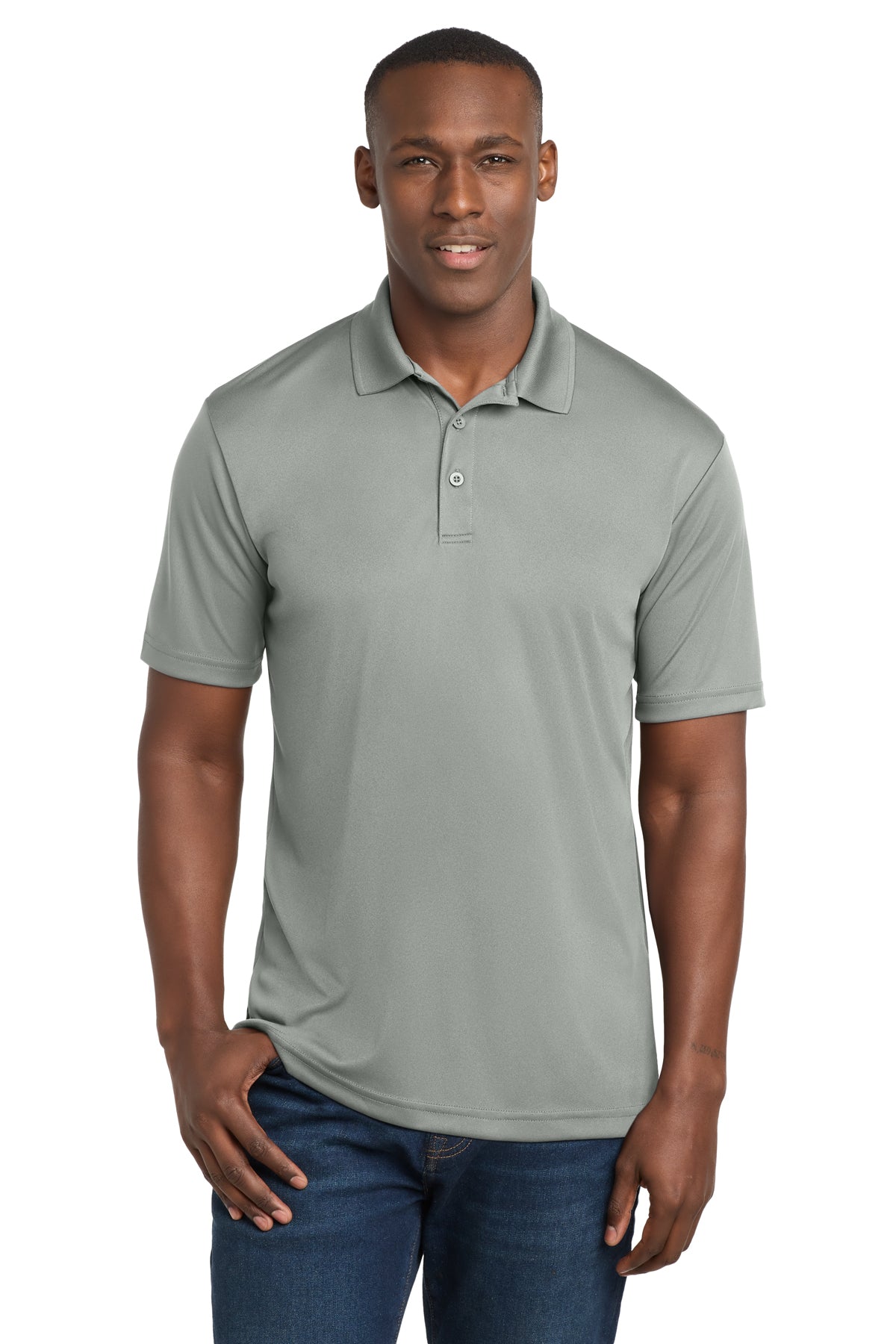 Sport-Tek® ST550 PosiCharge® Competitor™ Polo - Silver