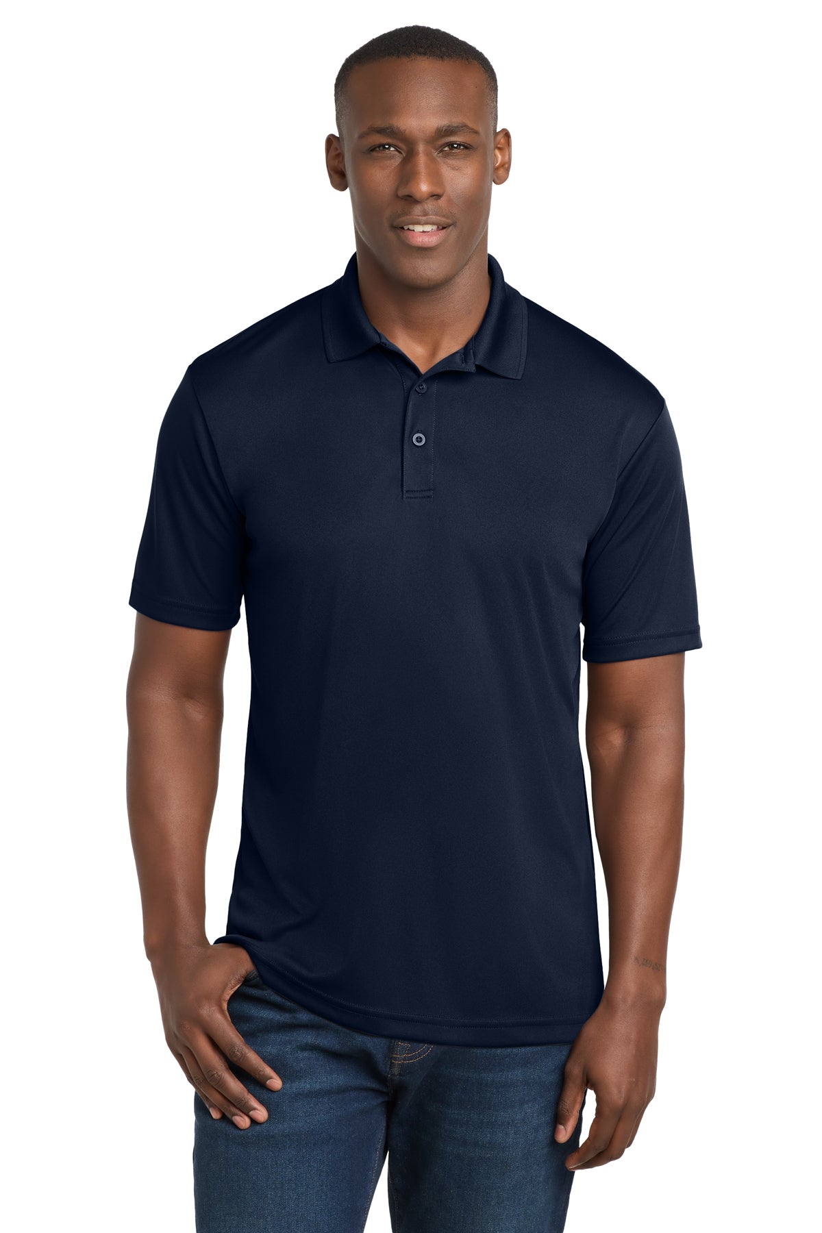 Sport-Tek ST550 PosiCharge Competitor Polo in True Navy