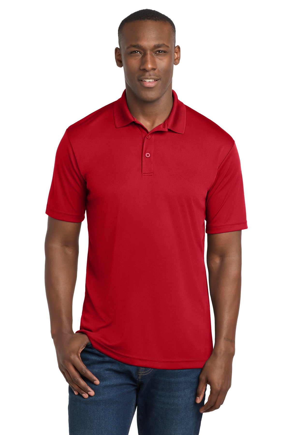 Sport-Tek ST550 PosiCharge Competitor Polo in True Red